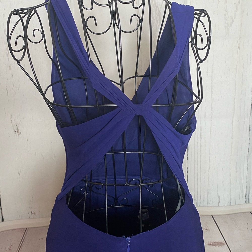 Elegant Navy Blue Dress - Picture 13 of 13